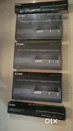D-Link 24 port switches and patch Panels