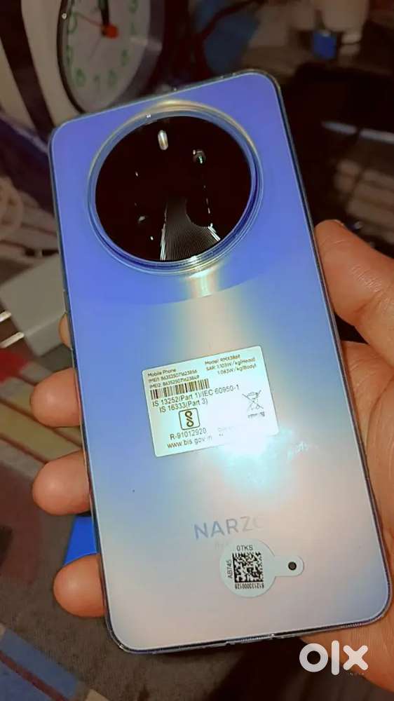 Realme Narzo 70 5G Open box Mobile just 4 month old with charger