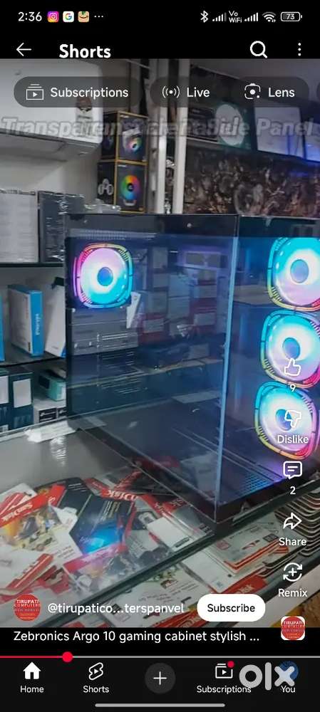 New cabinet Zebronics argo 10