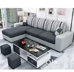 Kharide new sofa set starting 9180/L shape 15599/emi available