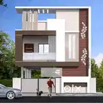 1000sqft land area 1550sqft build up area 3 bhk 90% loan
