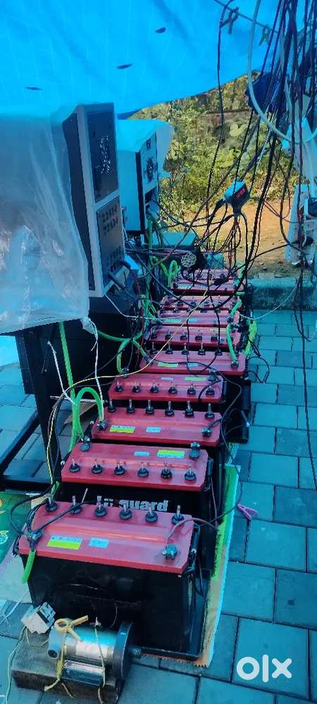 Used 10kw  offgrid,Solar panels,Inverter UPS, Battery, mppt