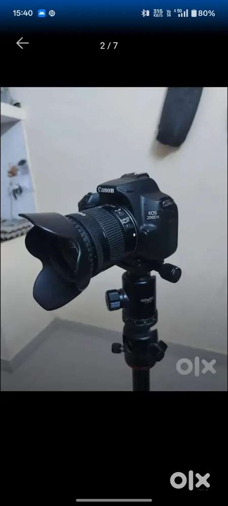 Canon d200 mark2 without any single scratch with SD card 64gb with ba