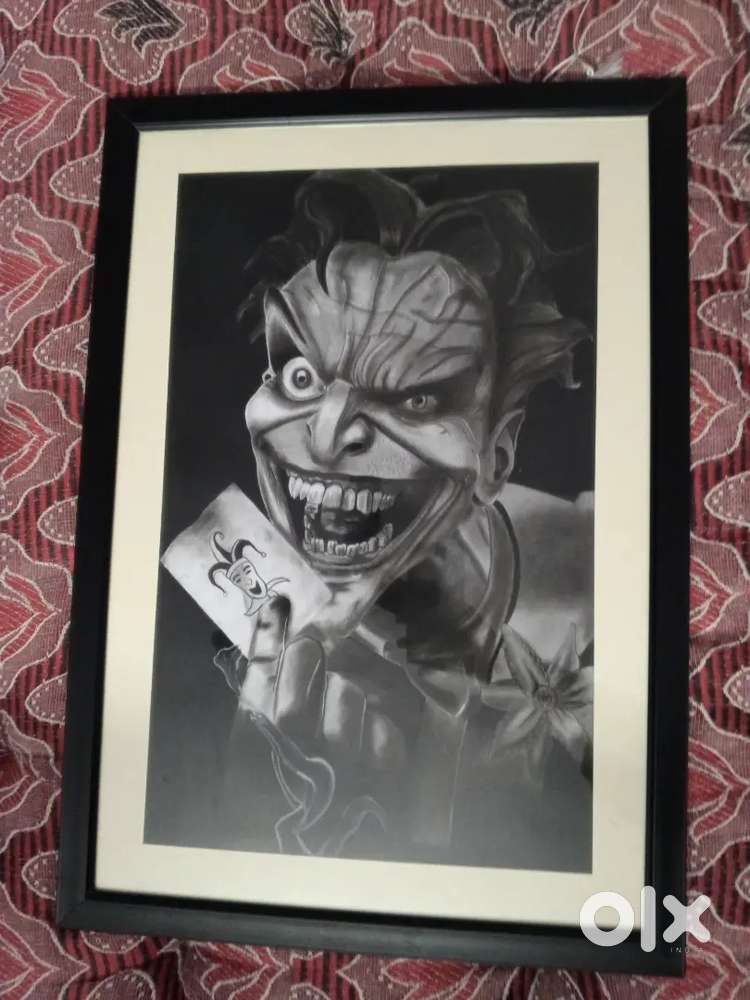 Sketches and canvas painting