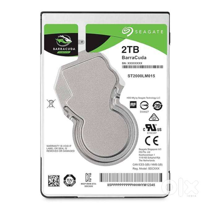 Seagate 2TB Internal HDD for Laptop Price Negotiable 6 Months warranty