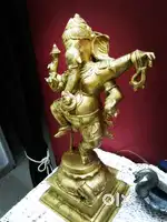 Dancing Brass Ganesha.