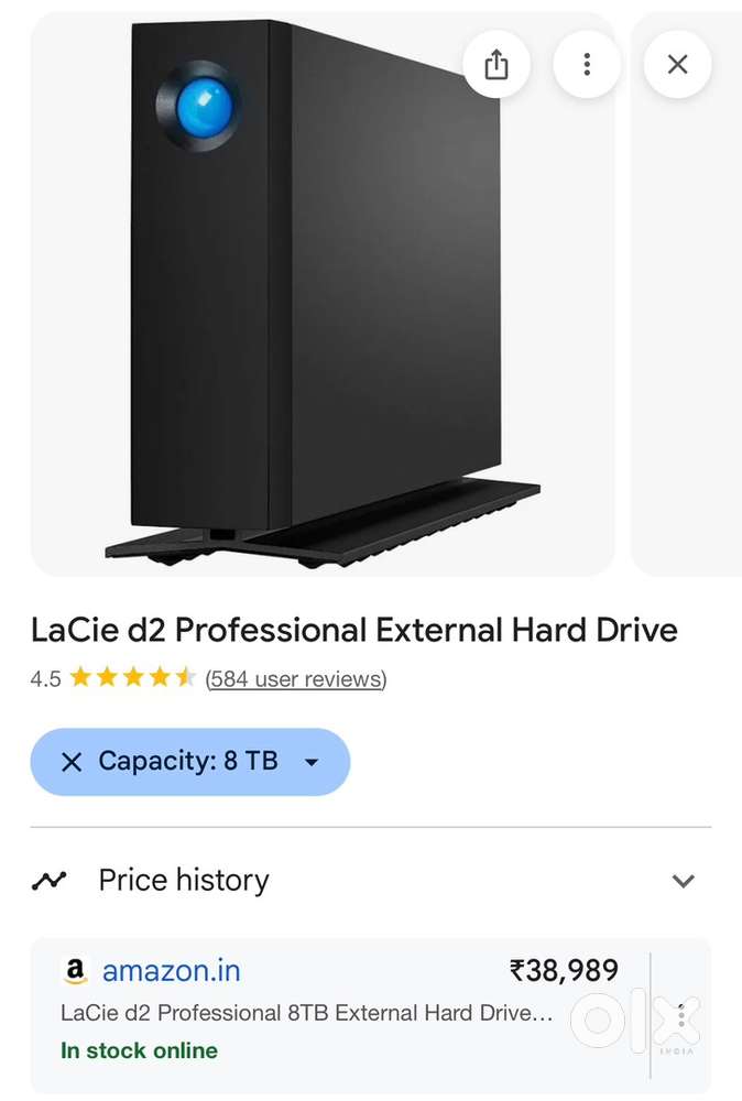 Lacie 8tb………