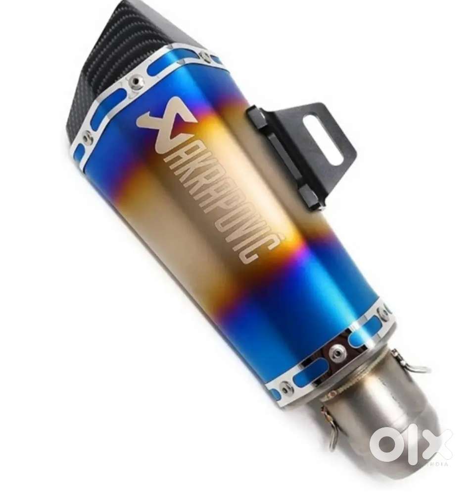 Pulsar 220 blue exhaust acrapovic