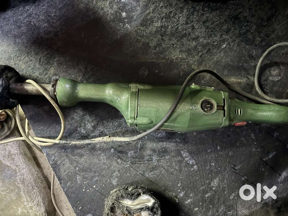 Straight grinder buffing machine