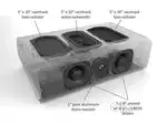 Definitive technology 8080HD inbuilt subwoofer speaker