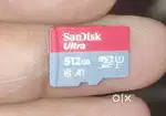 SanDisk Ultra 512GB Memory Card – Like New – Warranty Till 2033