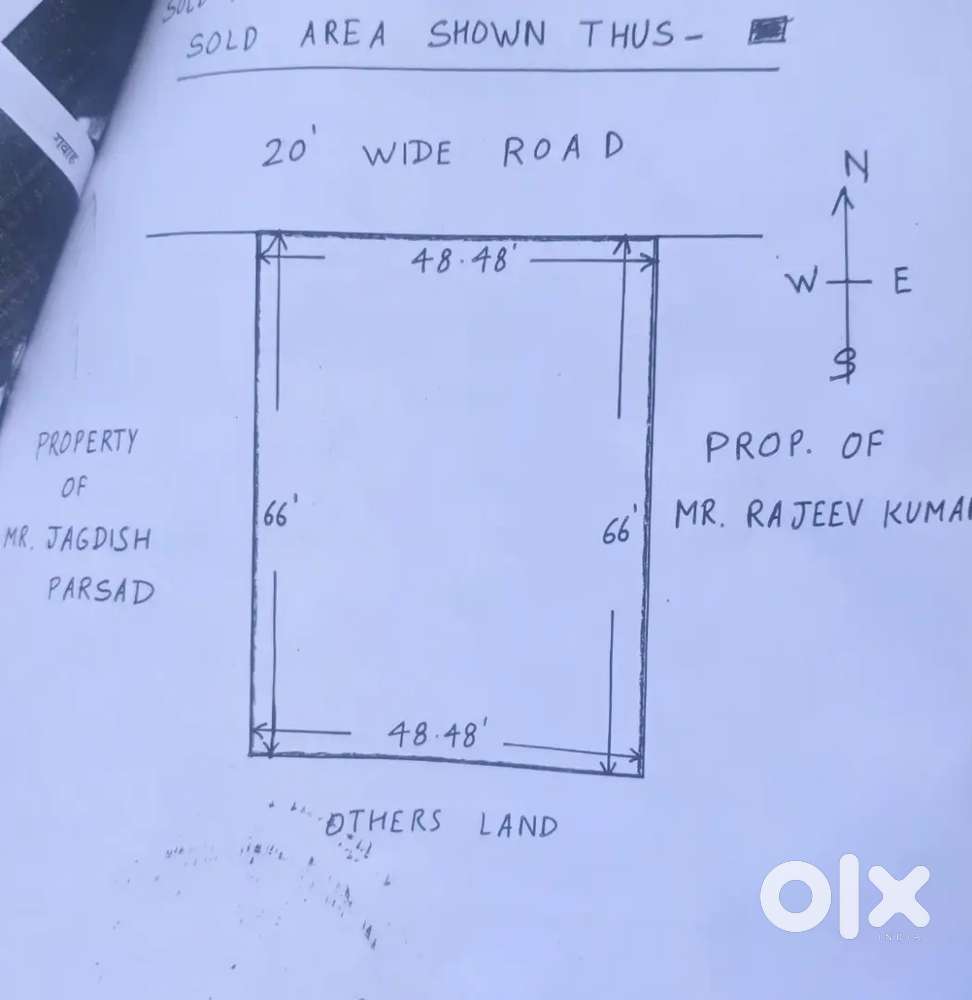 Plot For Sale 355 sq yd Rajeshwar ngr 5.Sahastradha road