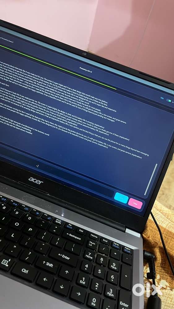 Acer laptop with 16gb ram brand new in warrant perio amd ryzen5 - 28K