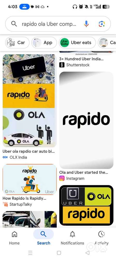 Require bike driver for ola Uber rapidio company o company