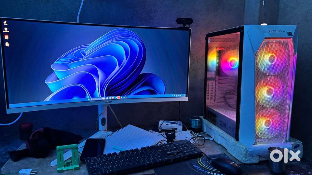 All gaming pc set up