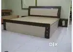 Bumper sale buy new double bed with box -6500/-EMI available