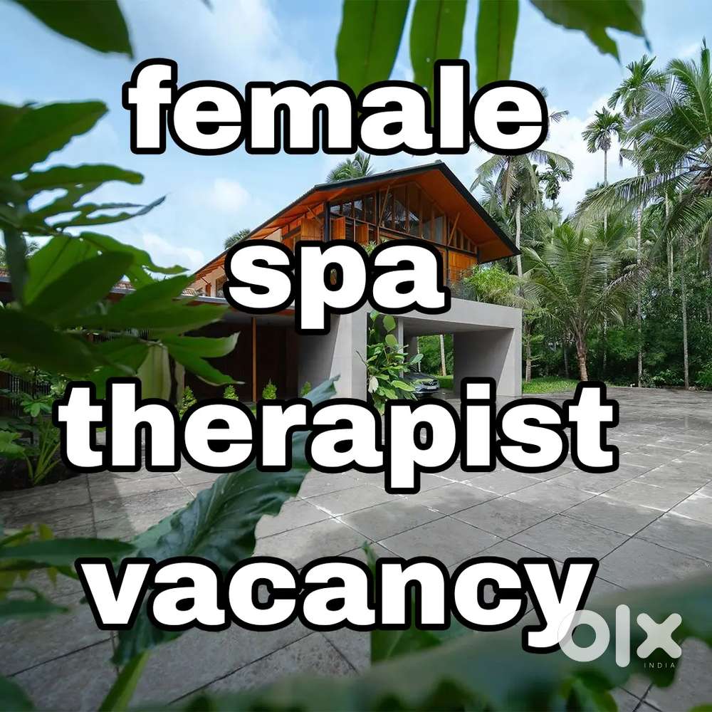 Female spa therapist vacancy available