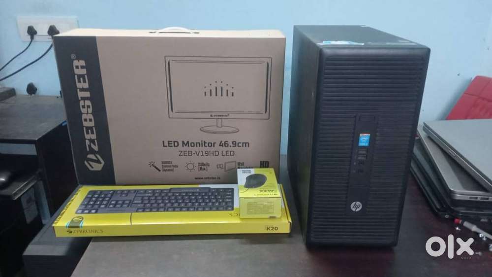 HP COMPUTER FULLSET  i3 4th gen  monitor  warranty 1 year