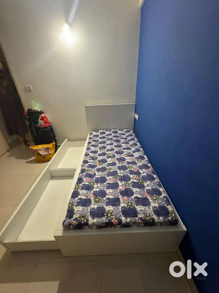 IKEA MALM Single Bed with Storage + Free Mattress