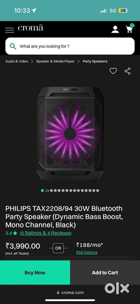 Philips Bluetooth Speaker