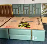 HAMZA FURNITURE NEW DESIGNER PLYWOOD KING SIZE DOUBLE BED