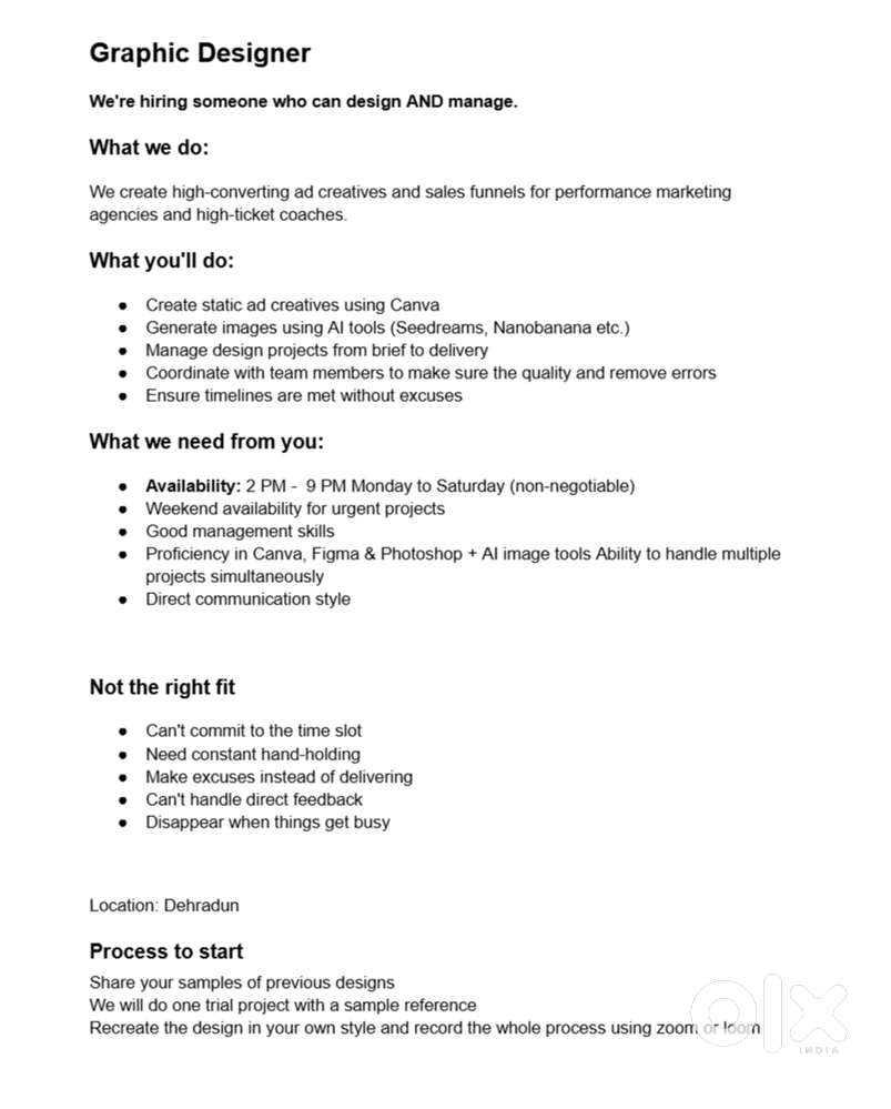 Canva Designer Needed Who Is Proficient In AI Tools