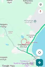 Near Kapuluppada VUDA PLOT FOR SALE it's267 Yards / 133 yards