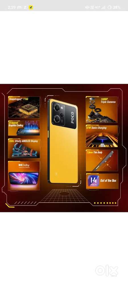 Poco x5 pro gaming phone sell and exchange