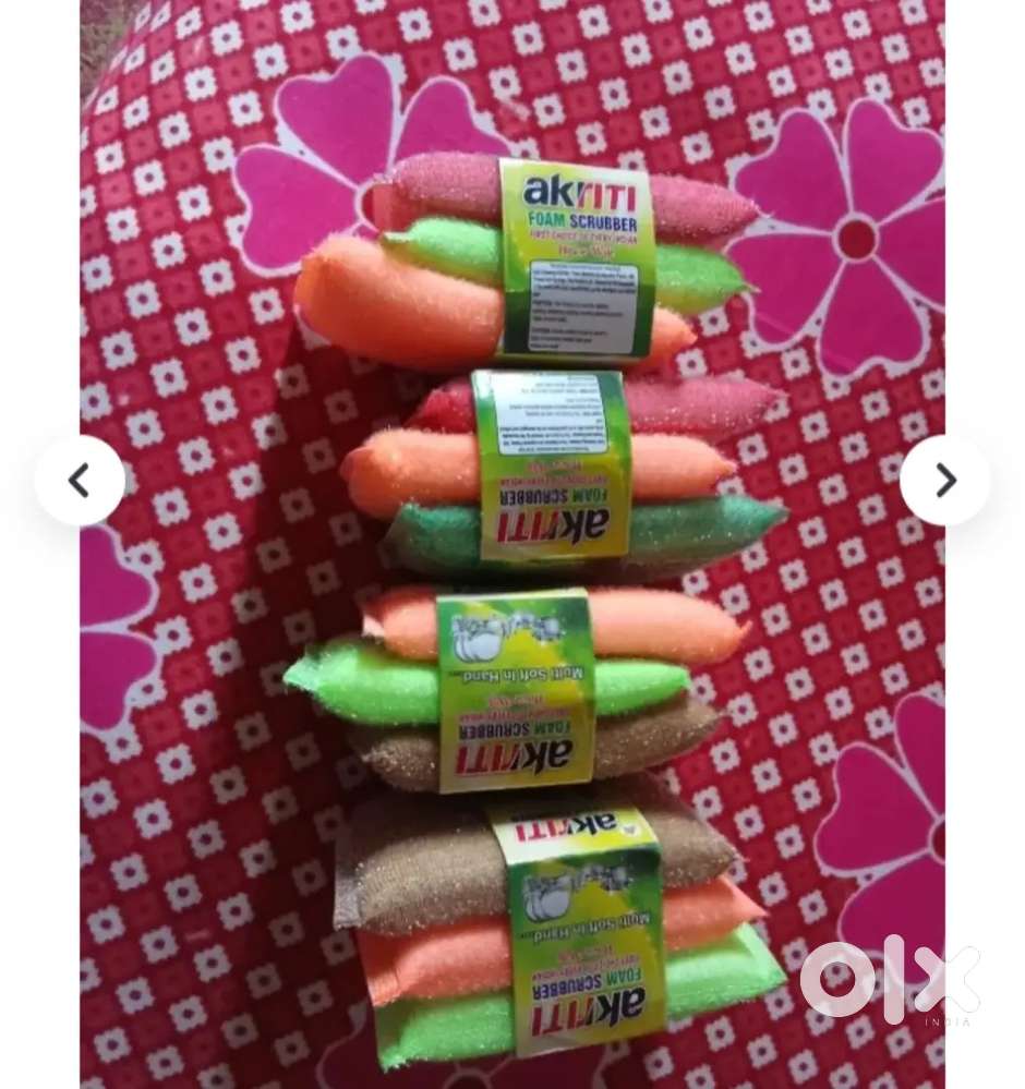 Scrub sponge 12pices 1packet, 30rs