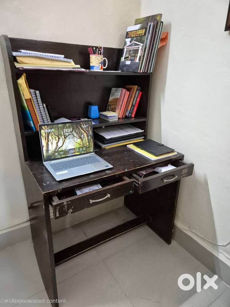 Study table with book shelf
