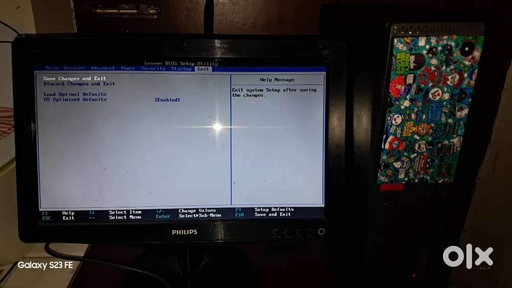 Lenovo Desktop Computer with 18 inch monitor