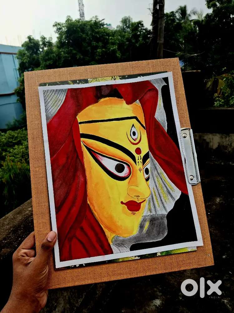 A very beautiful durga maa picture