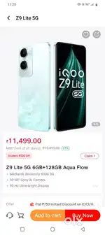 IQ z9  lite 5G ek dem new h one month huye liya h