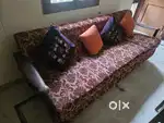 4 seater Teak wood sofaset