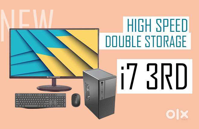 NEW COMPUTER  i7 3rd GEN  16gb ram  double storage  DESKTOP CPU