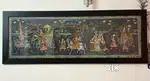 Fabric painting framed 5feet by 1.5feet