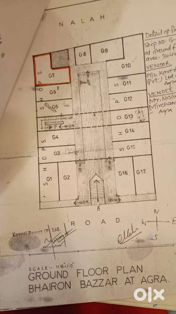 Shops for sale in bhero bazar complex belanganj Agra