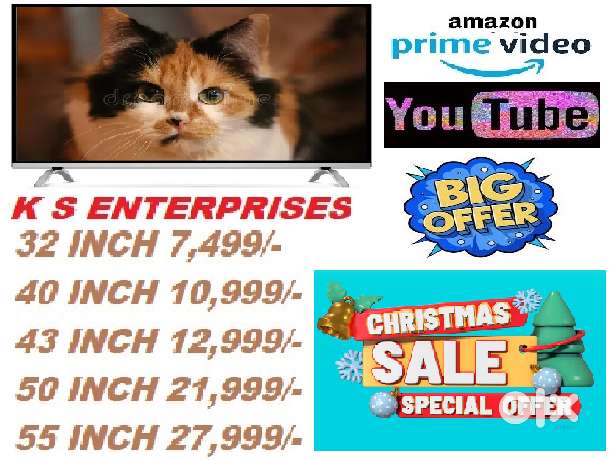 WINTER DHAMAKA SALE 40 INCHES  SMART, 4K UHD LED TV IN 10,999 ONLY.