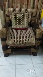5-Seater Bamboo Sofa Set (including cushions and cover) - NEGOTIABLE