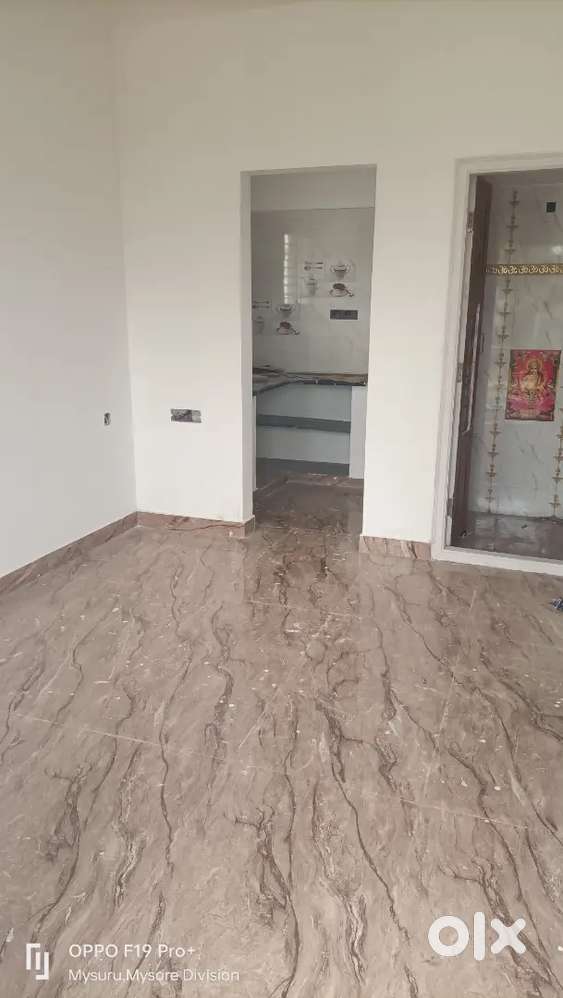 11/30 1 BHK house for rent 6000 Kuvempu Nagar