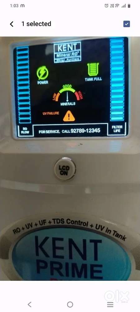 Kent RO water purifier