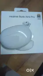 Realme buds air 6 pro(1 day old) unused,with 1 year extended warranty.