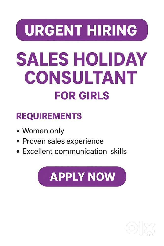 Holiday consultant for girls