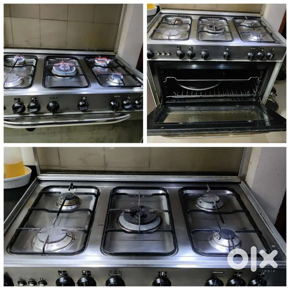 Italian 5 burner cooking range