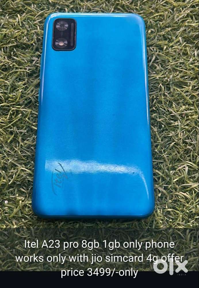 Itel A23 pro 8gb 1gb only phone works only with jio simcard 4g