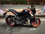 Ktm duke 125 in orange black colour in a good condition