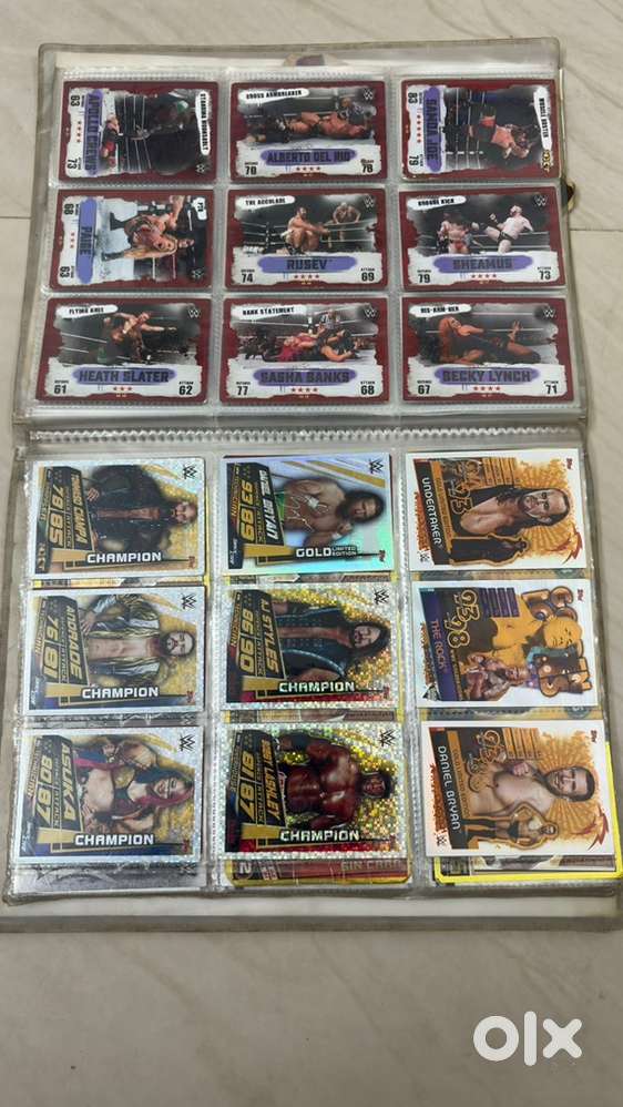 WWE SLAM ATTAX CARDS COLLECTION - AUTHENTIC & RARE!
