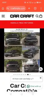 Mercedes Benz e class w213 upgrade kits