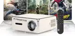 Home Cinema Theater and Gaming Smart 4K Led projector Daylight view