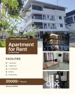 1 BHK Appartment for rent at Vaduthala
